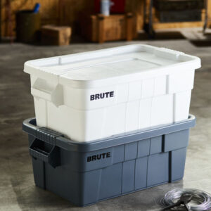Nádoba s vekom BRUTE tote 75,5L - biela